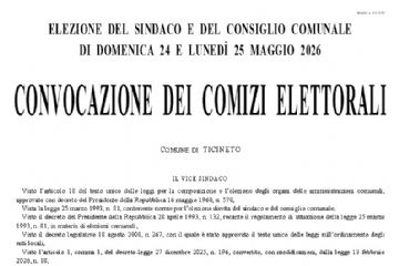 elezioni amministrative 24-25 maggio 2026 convocazione comizi elettorali