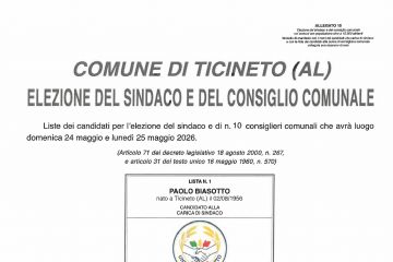 elezioni amministrative 24-25 maggio 2026 - candidati 